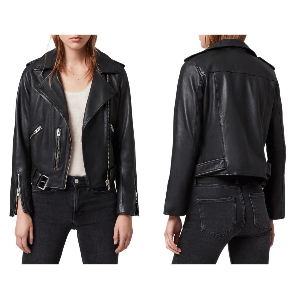 ALLSAINTS Balfern Leather Biker Jacket (US/2)